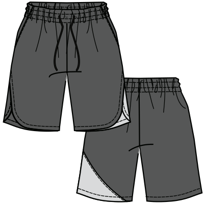 Moldes de confeccion para HOMBRES Shorts Bermuda deportiva 9595